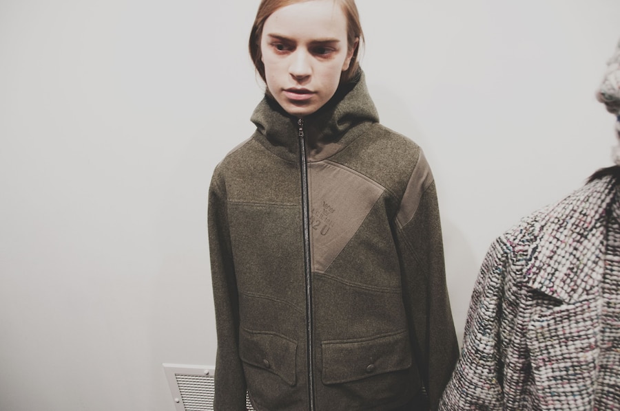 Christopher Raeburn AW15 Womenswear Dazed backstage 13