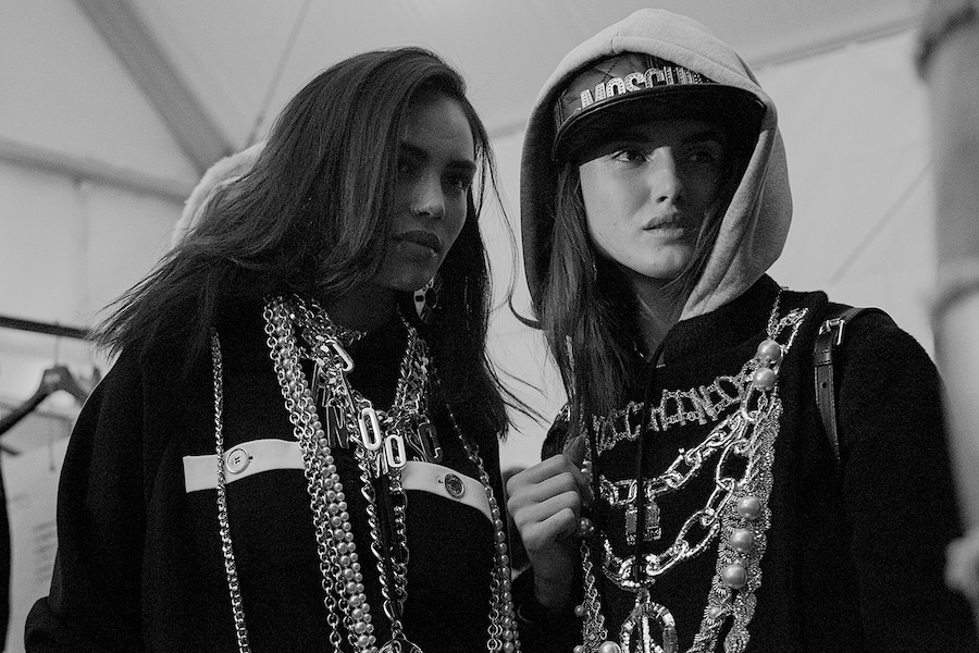Moschino AW15, Womenswear, Dazed backstage, Milan, 80s 7
