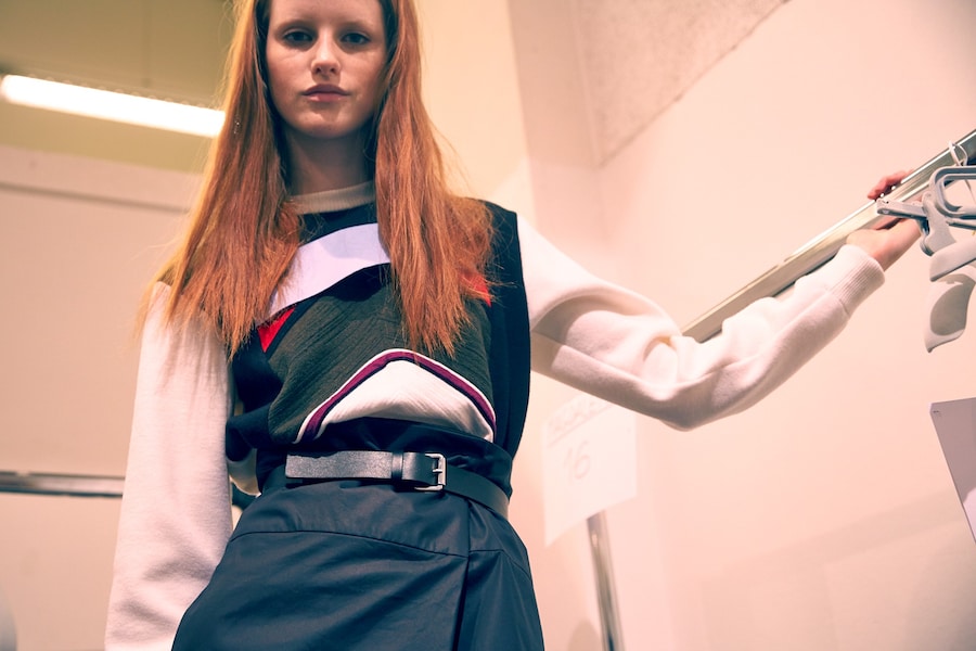 Iceberg AW15 Dazed backstage womenswear outerwear lines 13