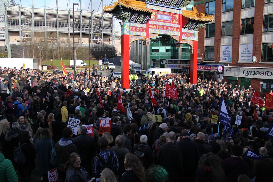 Newcastle Unites against Pegida 4
