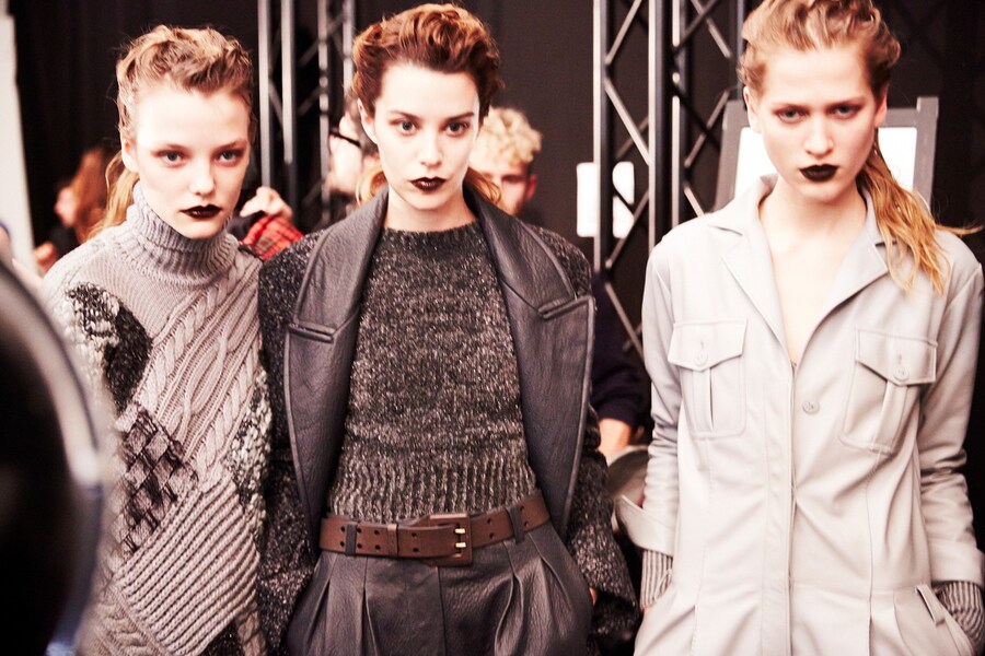 Trussardi AW15, Dazed backstage, Milan, Womenswear 5