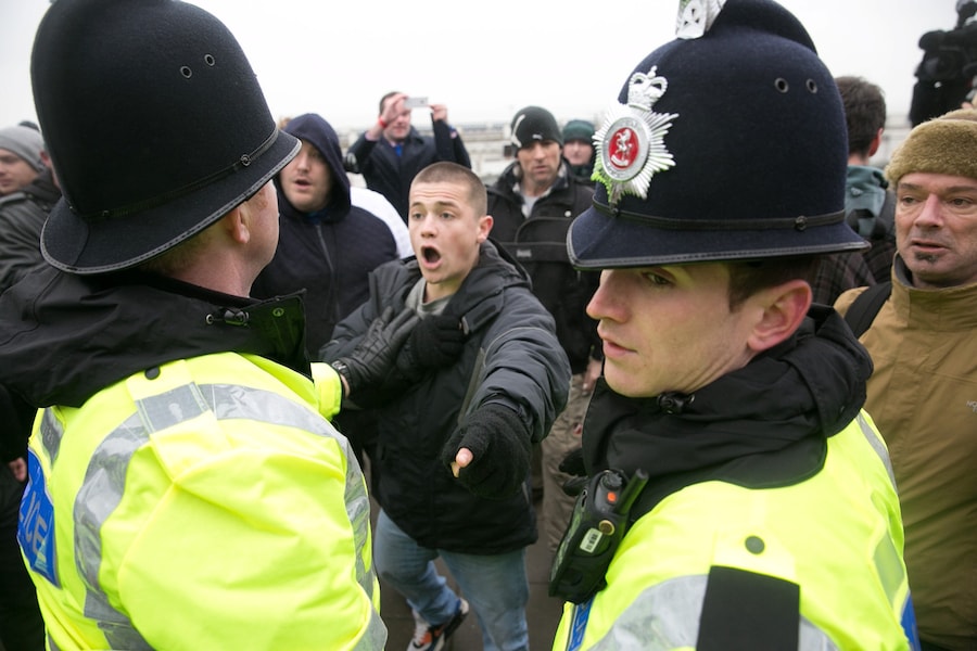 Anti-Nigel Farage UKIP Margate Spring Conference protest 7
