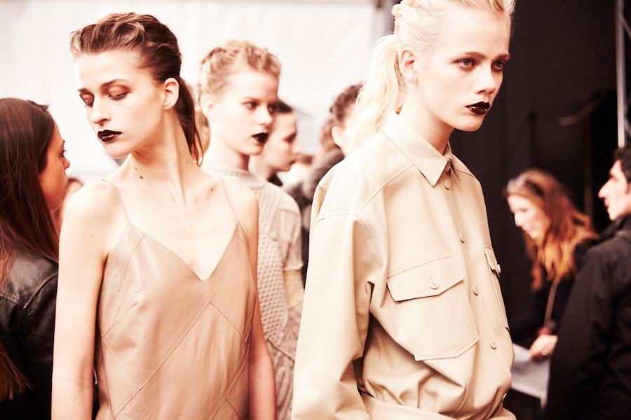 Trussardi AW15, Dazed backstage, Milan, Womenswear 21