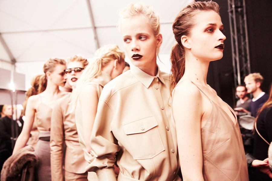 Trussardi AW15, Dazed backstage, Milan, Womenswear 23