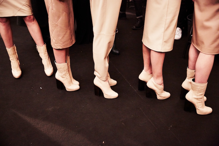 Trussardi AW15, Dazed backstage, Milan, Womenswear 25