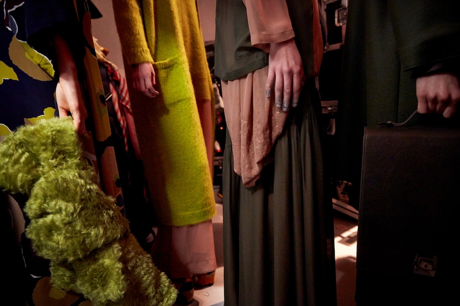 Erika Cavallini AW15 Dazed backstage Womenswear detail 20