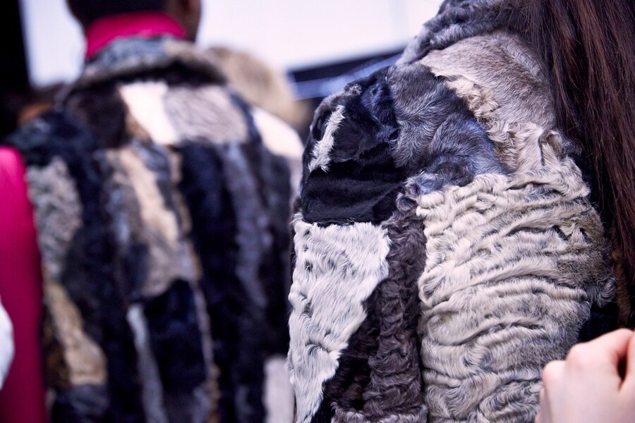 MSGM AW15, Dazed, Womenswear, Patchwork Fur Coat 22