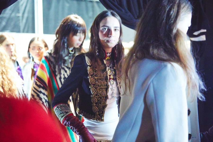 Dsquared2 AW15 Dazed backstage Womenswear pirate jacket 16