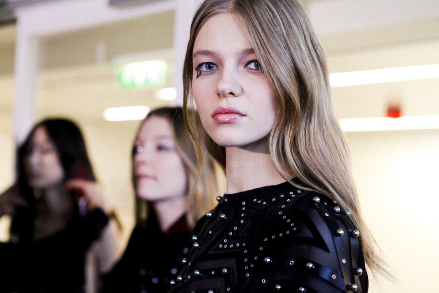Anthony Vaccarello AW15, Dazed backstage, Womenswear, Paris 12
