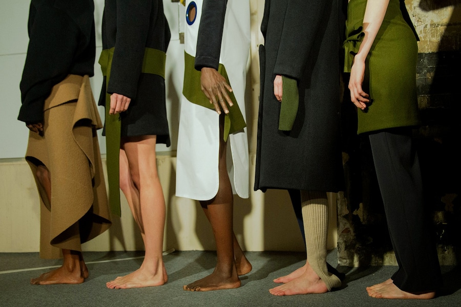 Jacquemus AW15 Dazed backstage Womenswear feet details 18