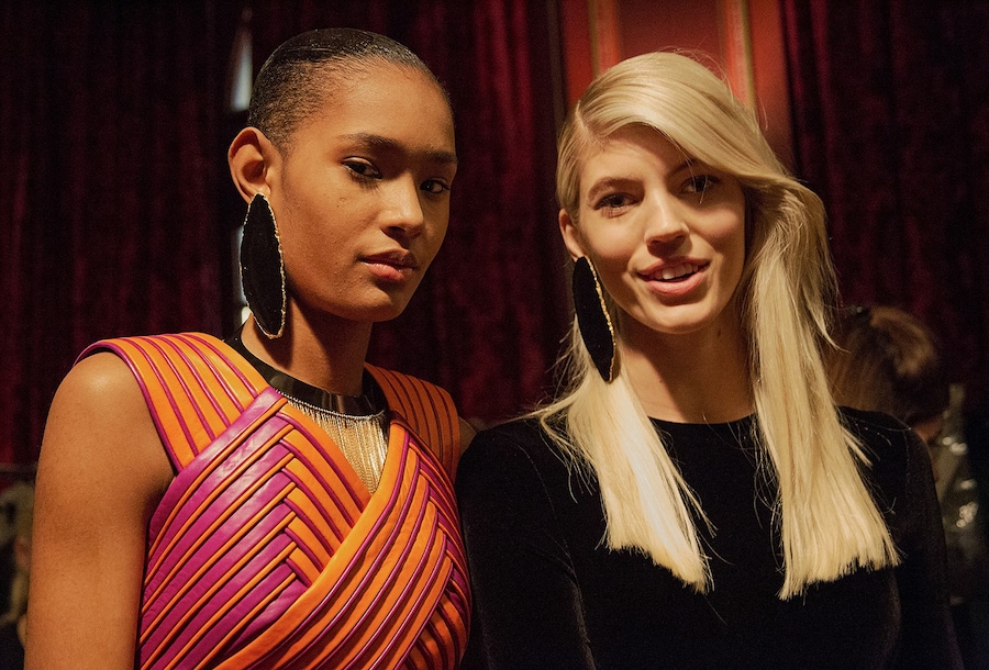 Balmain AW15, Womenswear, Dazed backstage, Paris 12