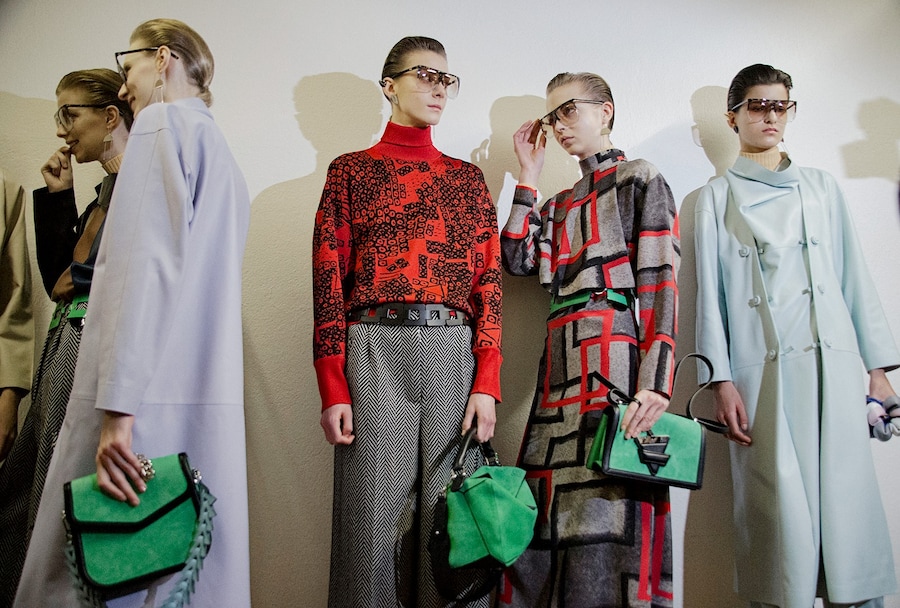 Loewe AW15, Dazed backstage, Womenswear, Paris 9