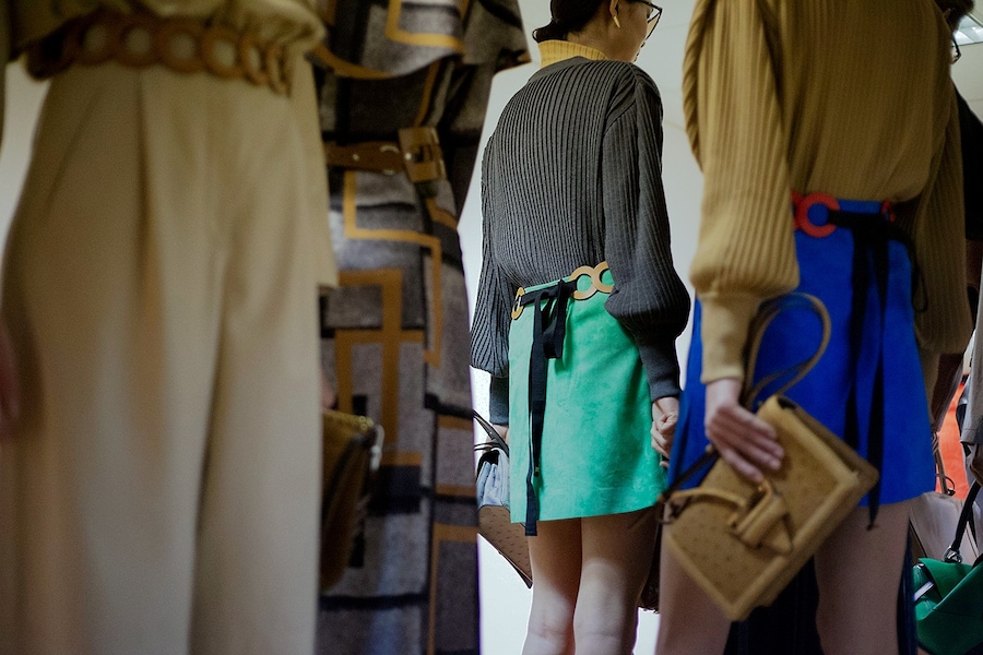 Loewe AW15, Dazed backstage, Womenswear, Paris 27