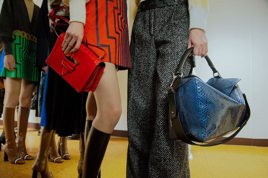 Loewe AW15, Dazed backstage, Womenswear, Paris 25