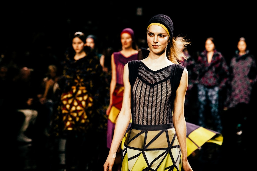 Issey Miyake AW15, Dazed backstage, Womenswear, Paris 14