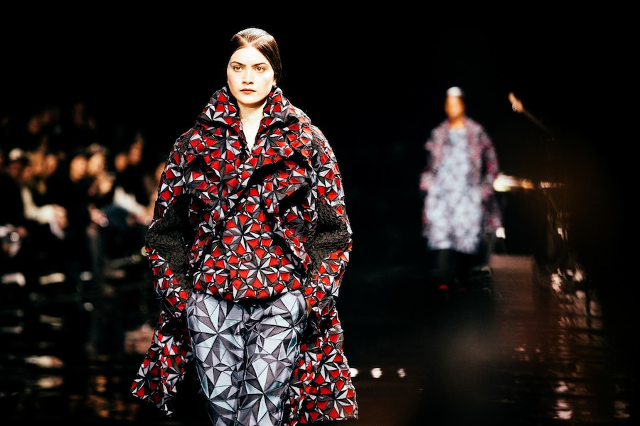 Issey Miyake AW15, Dazed backstage, Womenswear, Paris 1