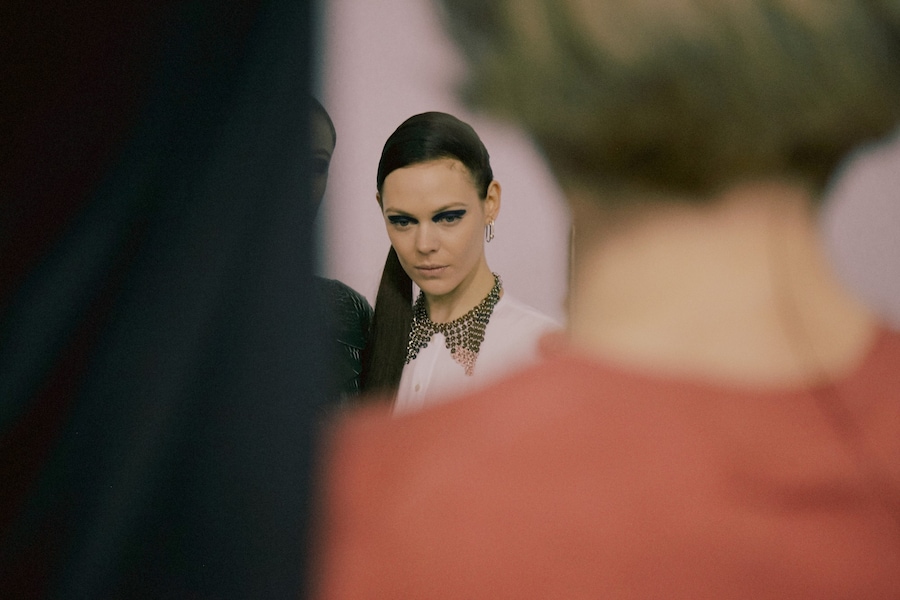 Christian Dior AW15 Dazed backstage Womenswear 12
