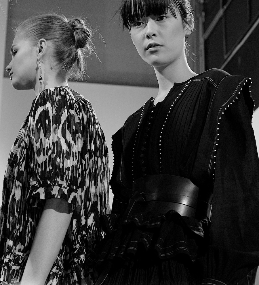 Isabel Marant AW15, Dazed backstage, Womenswear, Paris 17