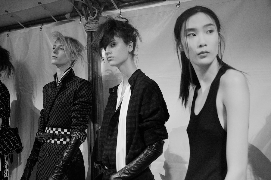 Haider Ackermann AW15, Dazed backstage, Womenswear, Paris 10