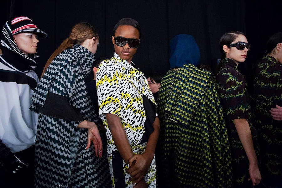 Kenzo AW15, Dazed backstage, Womenswear, Paris 16