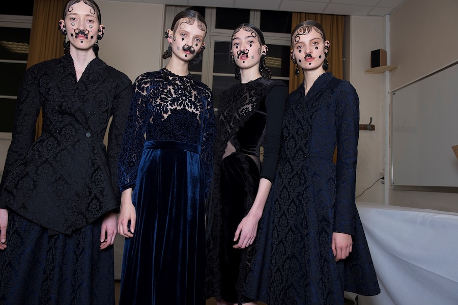 Givenchy AW15, Dazed, Womenswear, Velvet, Baroque Pattern 9