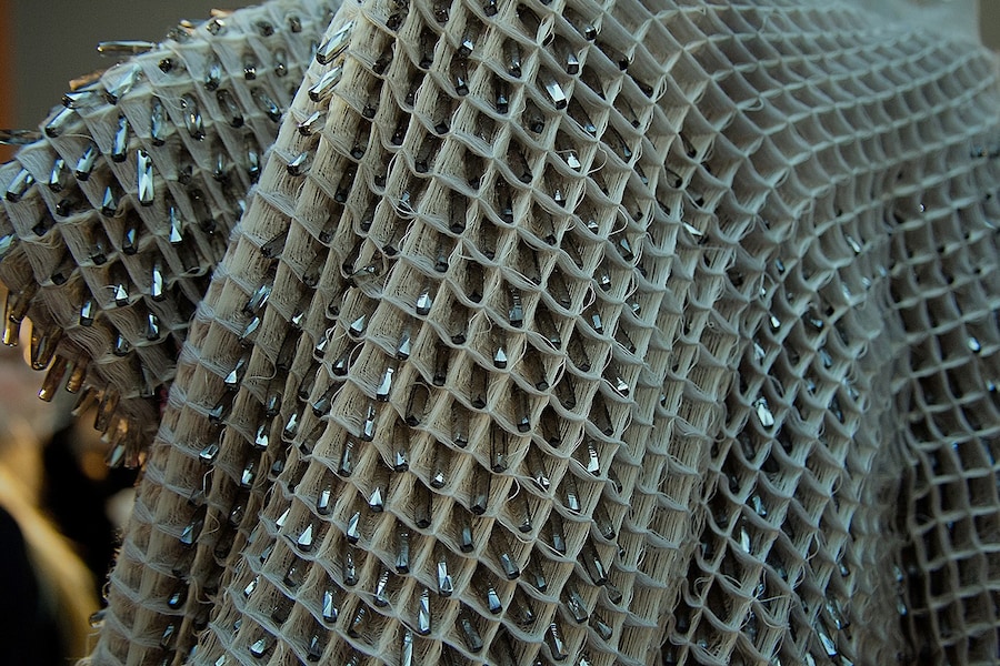 Iris Van Herpen AW15 Dazed backstage womenswear crystals 30