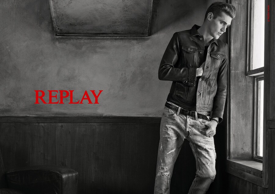 Anna Selezneva Isaac Carew Replay SS15 campaign 1