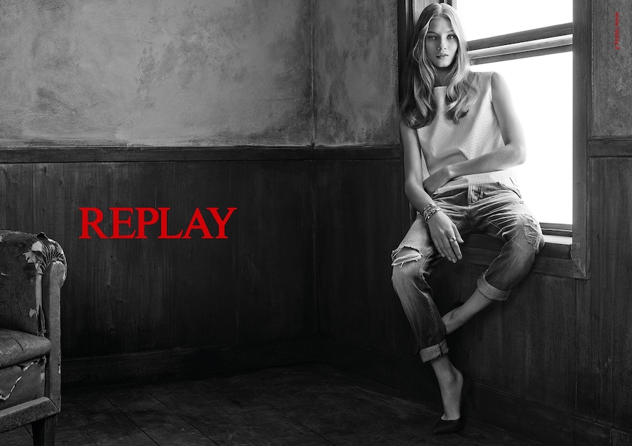 Anna Selezneva Isaac Carew Replay SS15 campaign 2