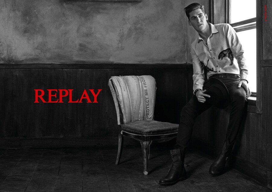 Anna Selezneva Isaac Carew Replay SS15 campaign 5