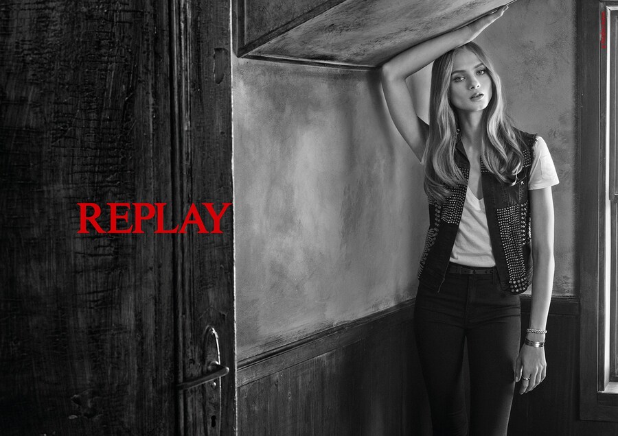 Anna Selezneva Isaac Carew Replay SS15 campaign 7
