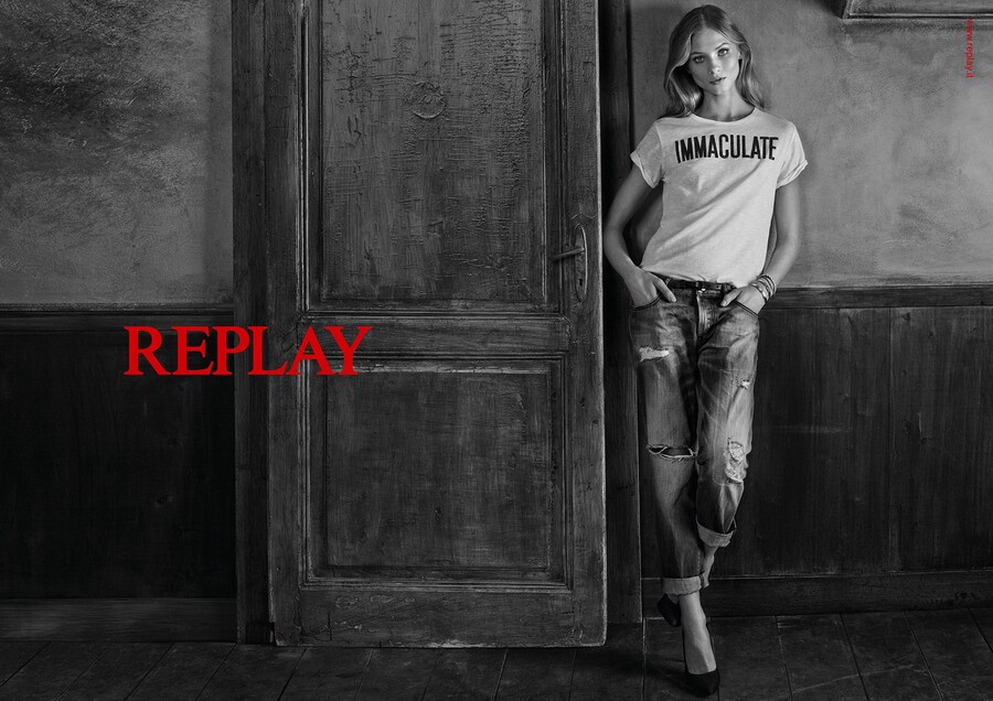 Anna Selezneva Isaac Carew Replay SS15 campaign 9