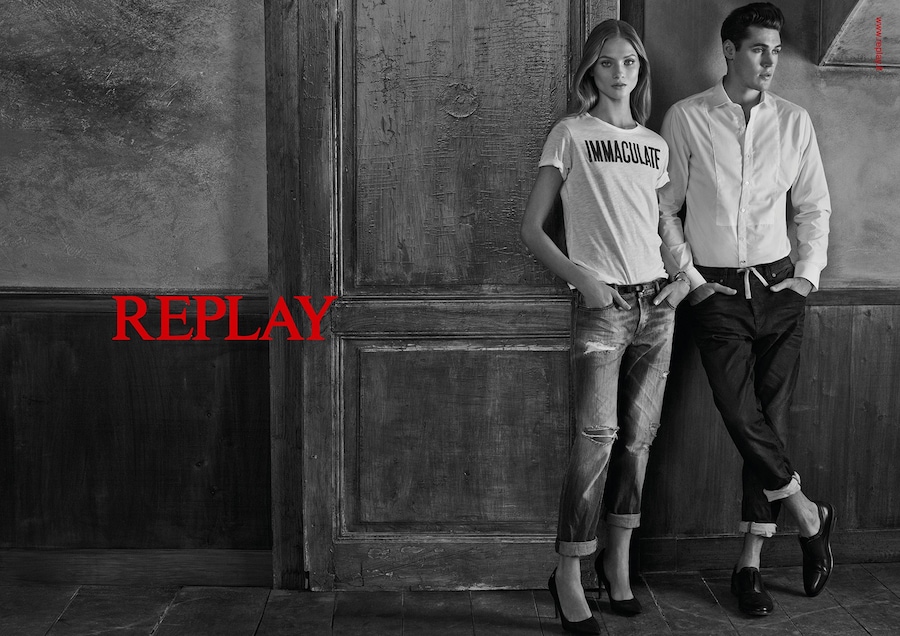 Anna Selezneva Isaac Carew Replay SS15 campaign 10