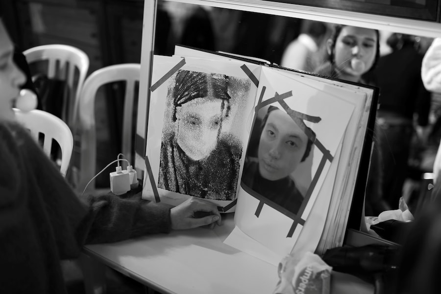 Comme des Gar&#231;ons AW15 Dazed backstage womenswear 11