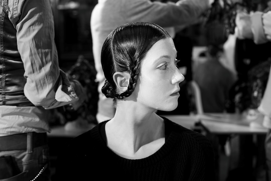 Comme des Gar&#231;ons AW15 Dazed backstage womenswear 12