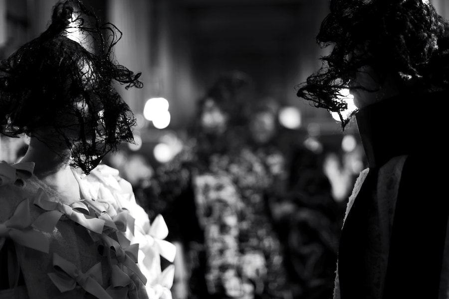 Comme des Gar&#231;ons AW15 Dazed backstage womenswear 7