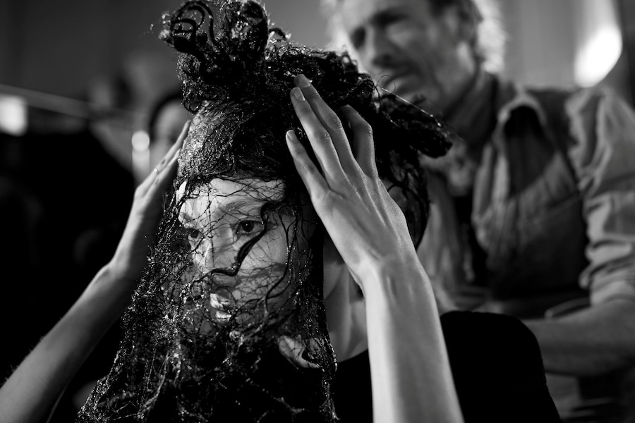 Comme des Gar&#231;ons AW15 Dazed backstage womenswear 10