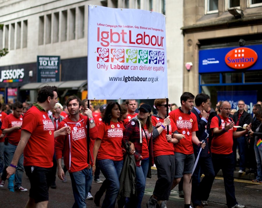 Pete Birkinshaw Labour LGBT Gay Pride March