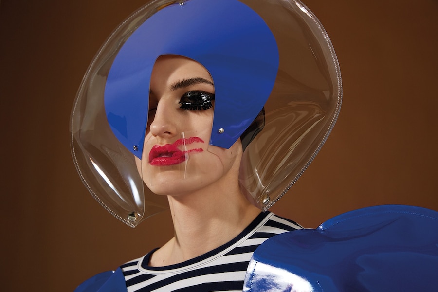 Isamaya Ffrench + Junya Watanabe Pressure Space, Dazed 1
