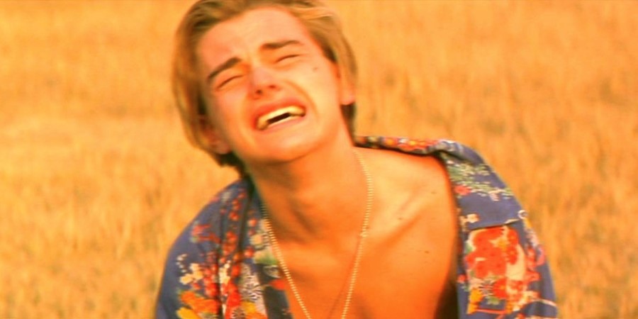 Leonardo DiCaprio as Romeo in Romeo + Juliet