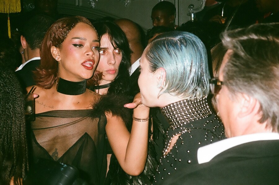 Rihanna Miley Cyrus Met Ball afterparty 2