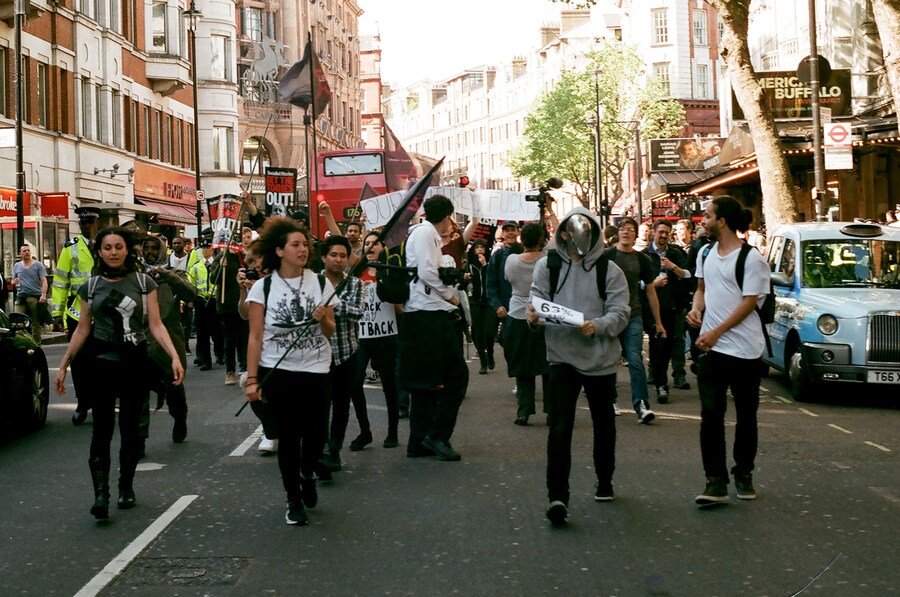 Anti-Tory protest 17