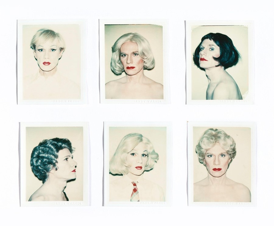 Andy Warhol drag polaroid