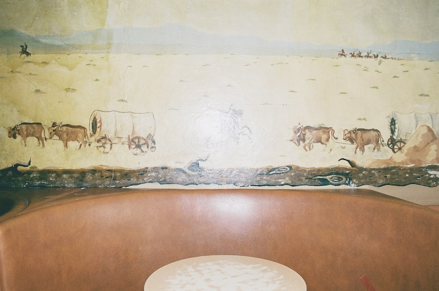 lorena lohr - untitled (bar table and mural) 1
