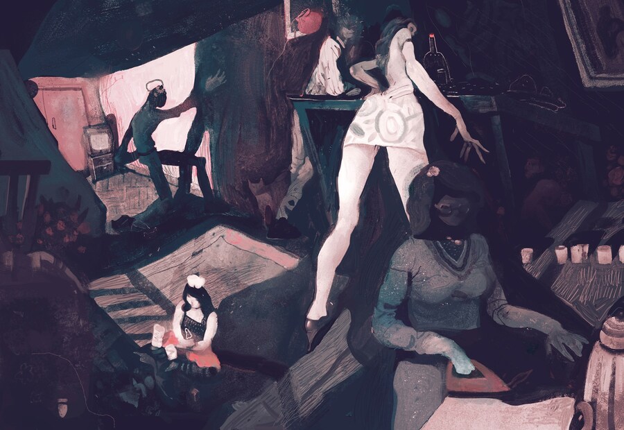 issue 2 - HYSTERIA - Cracks, an illustration by Ilya Shkipin 2