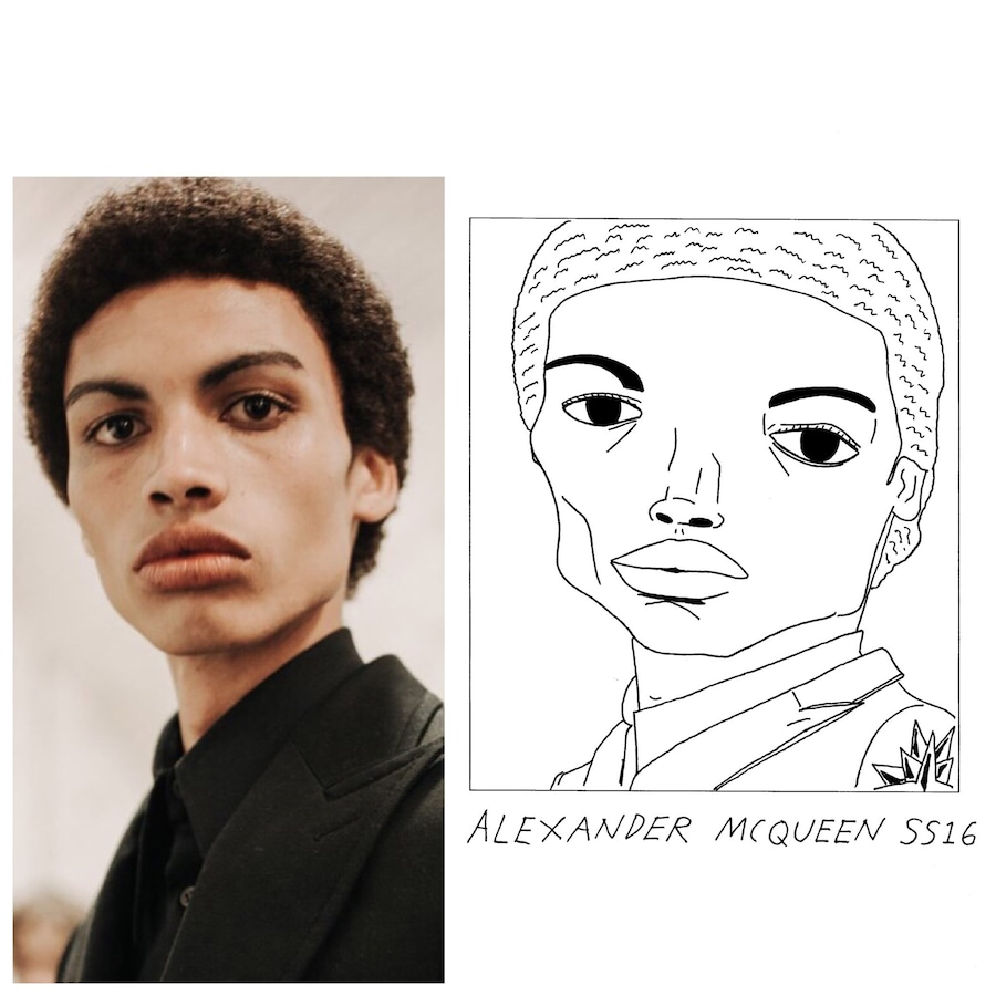 Alexander McQueen SS16 LCM Badly Drawn Models Sean Ryan 4