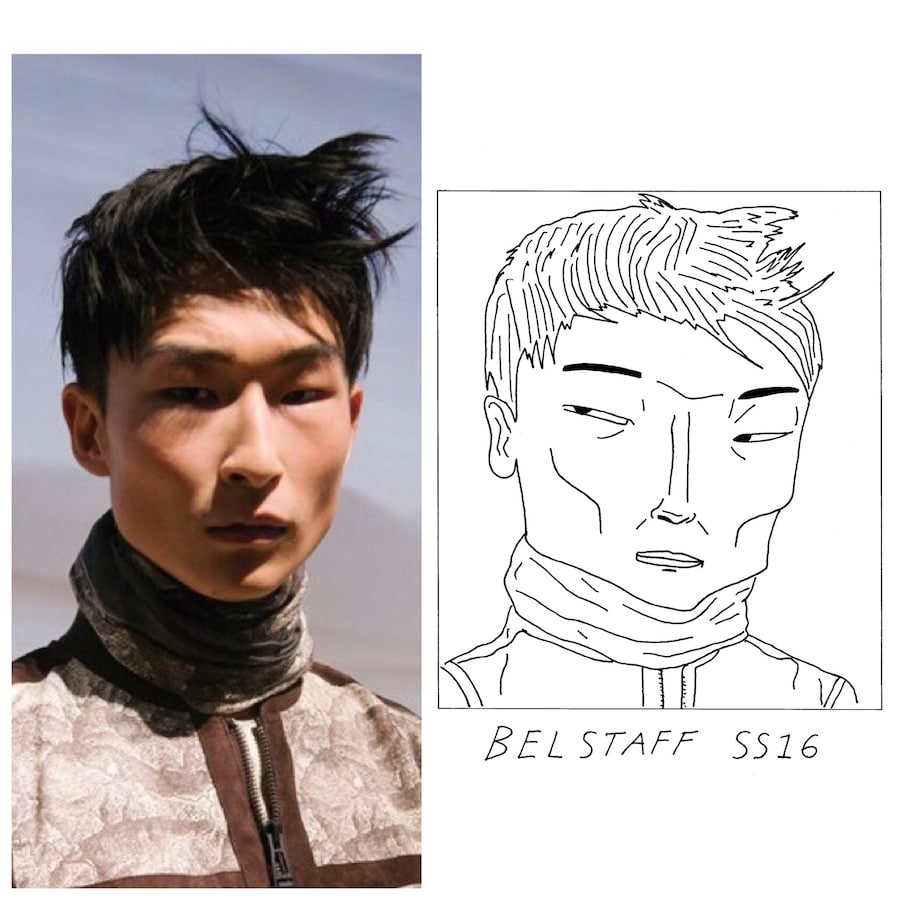 Belstaff SS16 LCM Badly Drawn Models Sean Ryan 3