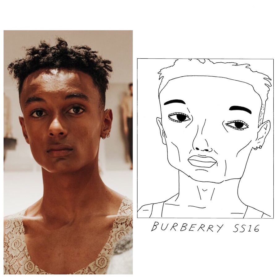 Burberry SS16 LCM Badly Drawn Models Sean Ryan 12