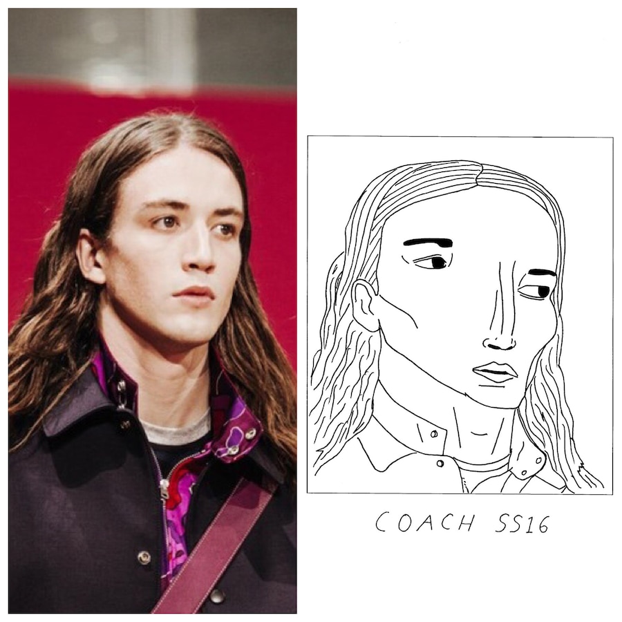Coach SS16 LCM Badly Drawn Models Sean Ryan 15