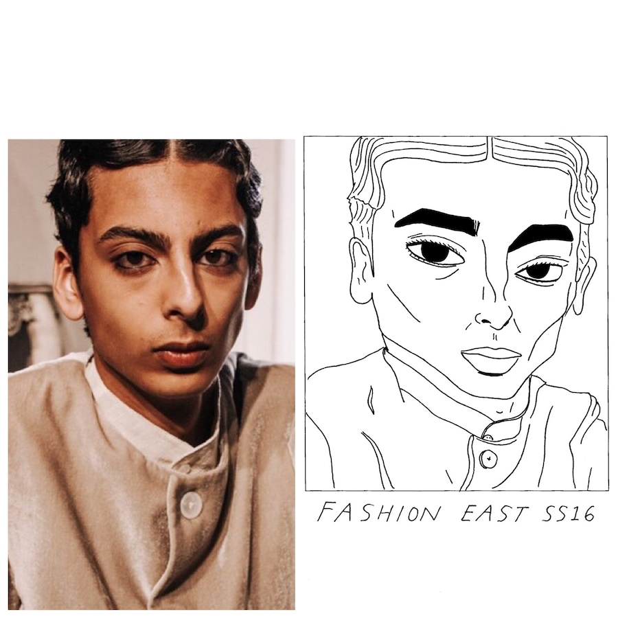 Fashion East SS16 LCM Badly Drawn Models Sean Ryan 17