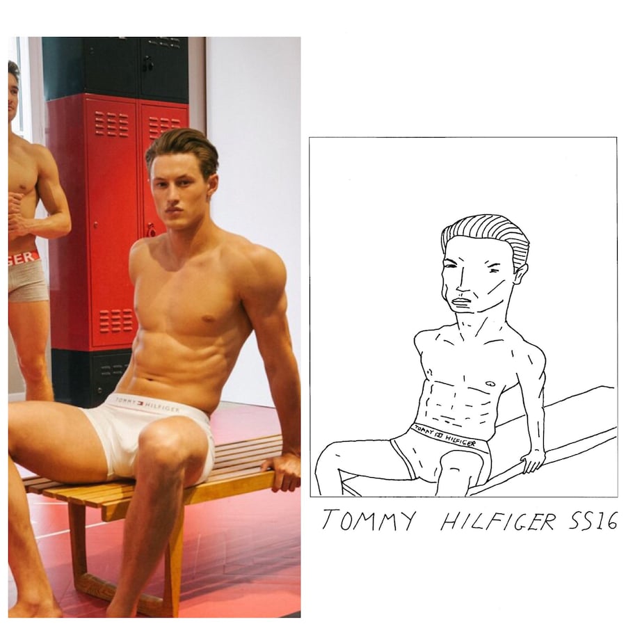 Tommy Hilfiger SS16 LCM Badly Drawn Models Sean Ryan 27